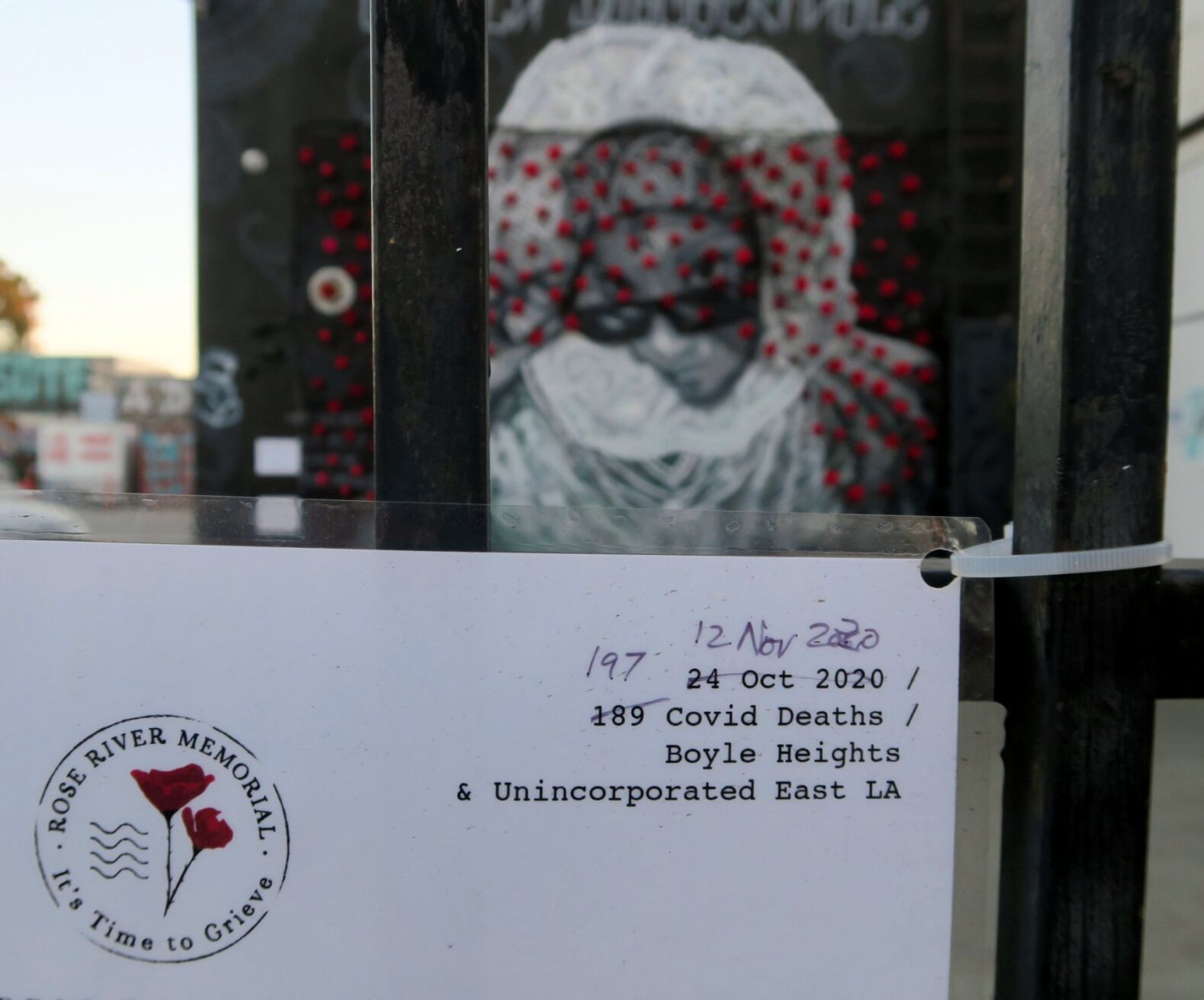 Rose River mural and victims count